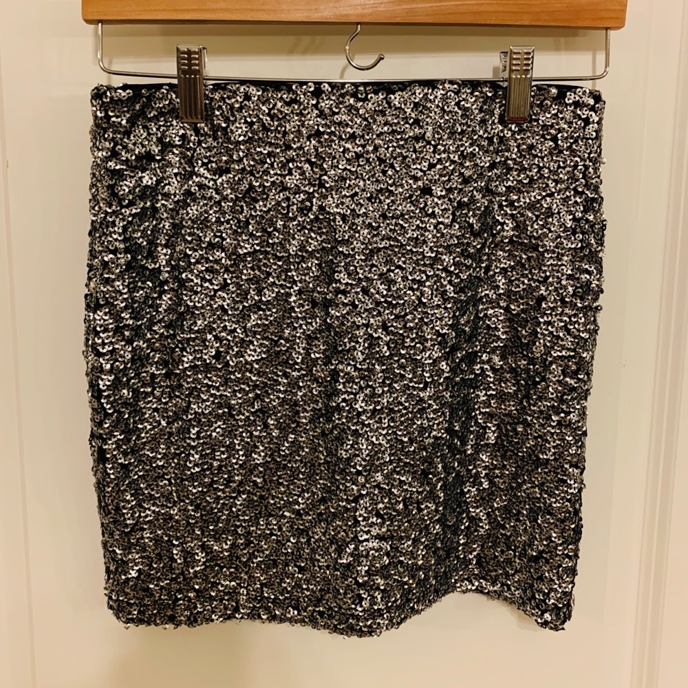 H&M Sequined Mini Skirt